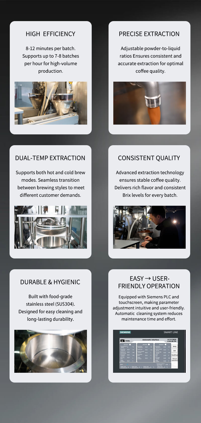coffee extraction function