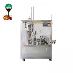 Automatic  Espresso Coffee Liquid Filling Sealing Machines 4800 Cups/Hour